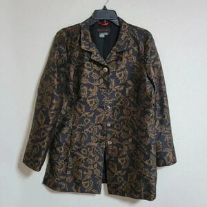 Nina McLemore Silk Car Coat
